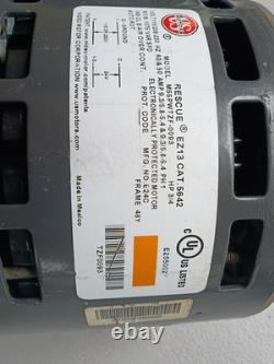 Moteur de ventilateur de condenseur US Motors 3/4 HP 5642, 1075 tr/min, 208-230 V, arbre 1/2   <br/>  