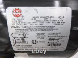 Moteur de ventilateur de condenseur US Motors K55HXTFP-8715 208-230V 1625 RPM 1/4HP VOIR DESC