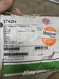 Moteur de ventilateur de condenseur US Motors (Nidec), 3742H, 75HP