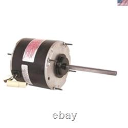 Moteur de ventilateur de condenseur à 1 vitesse, 1/4 HP, 208/230V Efficacité pour systèmes CVC