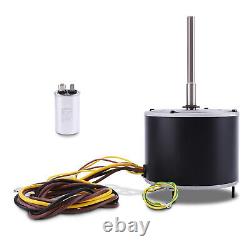 Moteur de ventilateur de condenseur de 1/4 HP W51-14CJA1-02 à rotation réversible 208/230V 1075RPM