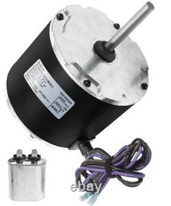 Moteur de ventilateur de condenseur de remplacement 1/4 HP 830 RPM compatible avec les systèmes Goodman