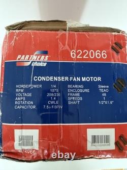 Moteur de ventilateur de condenseur extérieur OEM Broad Ocean Nordyne 622066 1/4 HP 208/230V CWLE