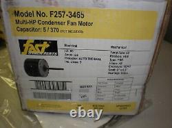 Moteur de ventilateur de condenseur multi-HP Fast F257-3465 NIB Boîte ouverte