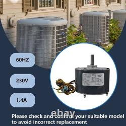 Moteur de ventilateur de condenseur standard OEM 1/4 HP 208-230 V – Excellent service après-vente
