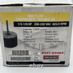 NOUVEAU ! Moteur de ventilateur de condenseur TOTALINE Multi-HP 1/3-1/6 HP 208/230 VCA P257-E5464