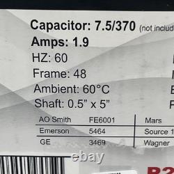 NOUVEAU ! Moteur de ventilateur de condenseur TOTALINE Multi-HP 1/3-1/6 HP 208/230 VCA P257-E5464