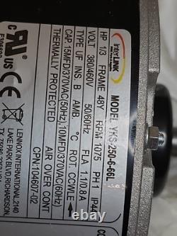 NOUVEAU moteur de ventilateur de condenseur Lennox 14Y70 1/3 hp NOUVEAU DANS LA BOÎTE YKS-250-6-66L, 1075 RPM