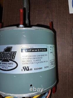 Nouveau Source 1 S1-fhm3729 Moteur de Ventilateur de Condenseur S4