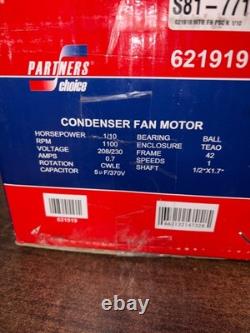Nouveau choix de partenaires 621919 Moteur de ventilateur de condenseur. S4