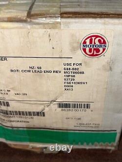 Nouveau moteur de ventilateur à condensateur Nidec Us Motors 1861 S4