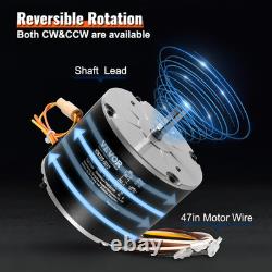 Remplacement de moteur de ventilateur de condenseur 1/4 HP 1100RPM pour GE Carrier Genteq