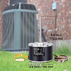 Remplacement de moteur de ventilateur de condenseur 1/4 HP 1100RPM pour GE Carrier Genteq