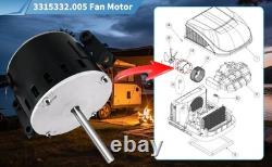 Remplacement du moteur de ventilateur 3315332.005 pour le moteur de ventilateur Genteq F48AF70A61, compatible avec