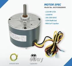 Remplacement du moteur du ventilateur du condenseur pour Carrier Bryant Payne 1/10 HP 208-230 V 60 Hz