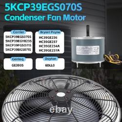 Remplacer le moteur de ventilateur de condensateur Genteq #GE3905 Carrier 5KCP39EGS070S 5KCP39EG